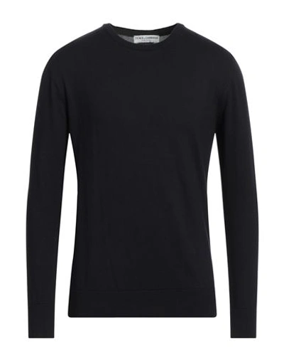 Dolce & Gabbana Man Sweater Midnight Blue Size 38 Cotton