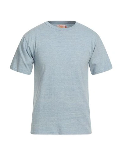 Sunray Sportswear Man T-shirt Light Blue Size 34 Cotton, Rayon