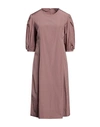 's Max Mara Woman Midi Dress Pastel Pink Size 8 Polyester, Cotton