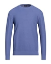 Drumohr Man Sweater Light Purple Size 50 Cotton