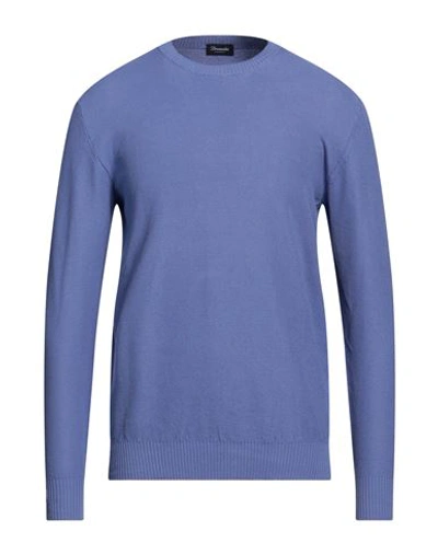 Drumohr Man Sweater Light Purple Size 50 Cotton