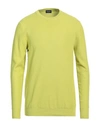 Drumohr Man Sweater Acid Green Size 50 Cotton