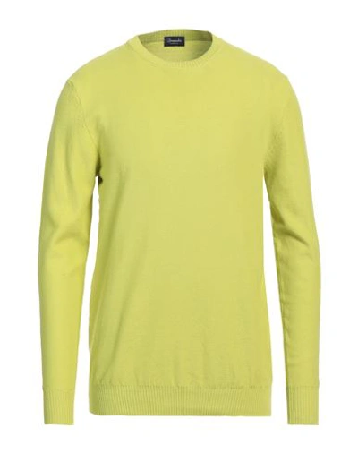 Drumohr Man Sweater Acid Green Size 50 Cotton