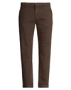 Liu •jo Man Man Pants Brown Size 28 Cotton, Elastane In Brown