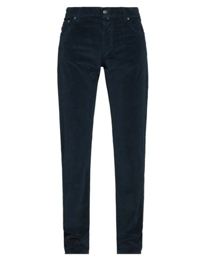 Jacob Cohёn Man Pants Navy Blue Size 31 Cotton, Modal, Elastane, Polyester In Navy Blue