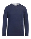 Daniele Fiesoli Man Sweater Navy Blue Size L Cotton