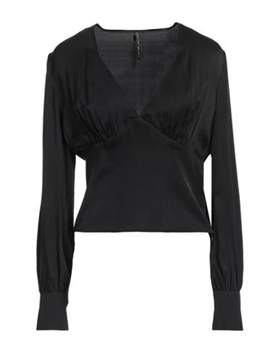 Manila Grace Woman Top Black Size 4 Viscose