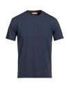 Suns Man T-shirt Navy Blue Size M Polyamide, Elastane