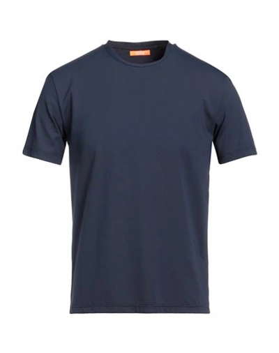 Suns Man T-shirt Navy Blue Size M Polyamide, Elastane