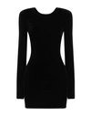 Patrizia Pepe Sera Woman Mini Dress Black Size 2 Polyester, Elastane