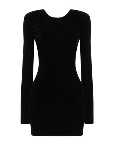 Patrizia Pepe Sera Woman Mini Dress Black Size 2 Polyester, Elastane