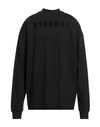Fear Of God Man Sweatshirt Black Size L Cotton, Lycra