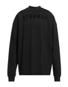 Fear Of God Man Sweatshirt Black Size S Cotton, Lycra