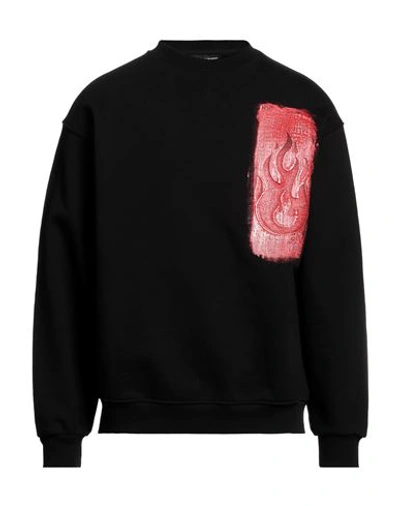 Vision Of Super Man Sweatshirt Black Size Xl Cotton