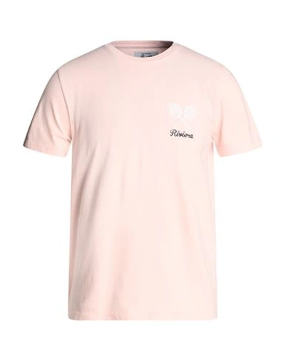 Roy Rogers Roÿ Roger's Man T-shirt Light Pink Size M Cotton