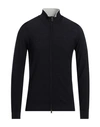 Rossopuro Man Cardigan Midnight Blue Size 5 Wool