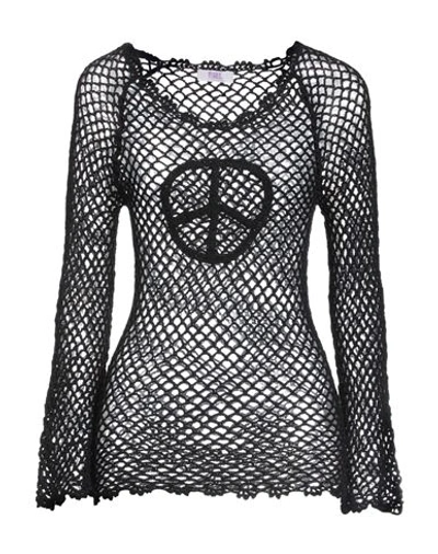 ERL ERL WOMAN SWEATER BLACK SIZE M ORGANIC COTTON