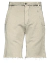 Masnada Man Shorts & Bermuda Shorts Beige Size 34 Cotton