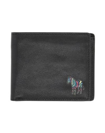 Ps By Paul Smith Ps Paul Smith Man Wallet Black Size - Cow Leather