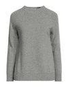's Max Mara Woman Sweater Grey Size M Cashmere