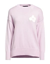 Lardini Woman Sweater Lilac Size 10 Cotton In Purple
