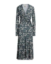 Isabel Marant Woman Maxi Dress Slate Blue Size 8 Viscose, Silk