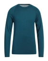 Majestic Filatures Man Sweater Deep Jade Size M Cashmere In Green