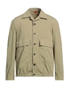 Barena Venezia Barena Man Shirt Sage Green Size 40 Cotton, Elastane