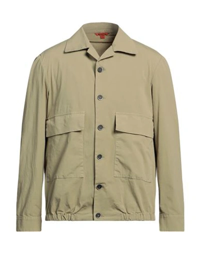 Barena Venezia Barena Man Shirt Sage Green Size 38 Cotton, Elastane