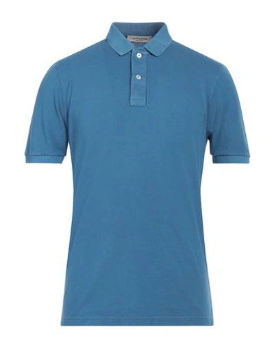 La Fileria Man Polo Shirt Light Blue Size 44 Cotton