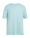 Filippo De Laurentiis Man T-shirt Sky Blue Size 46 Cotton