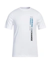 Armani Exchange Man T-shirt White Size Xxl Organic Cotton