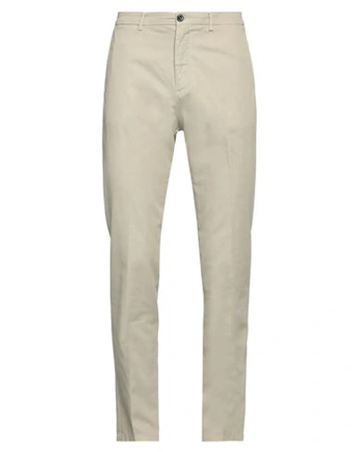 Manuel Ritz Man Pants Beige Size 34 Cotton, Linen, Elastane
