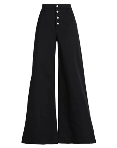 Department Five Department 5 Woman Jeans Black Size 26 Cotton, Elastane