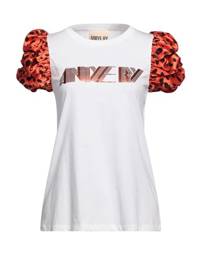 Aniye By Woman T-shirt White Size 8 Cotton, Polyester