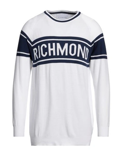 Richmond X Man Sweater White Size L Cotton
