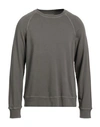 Majestic Filatures Man T-shirt Grey Size M Viscose, Elastane