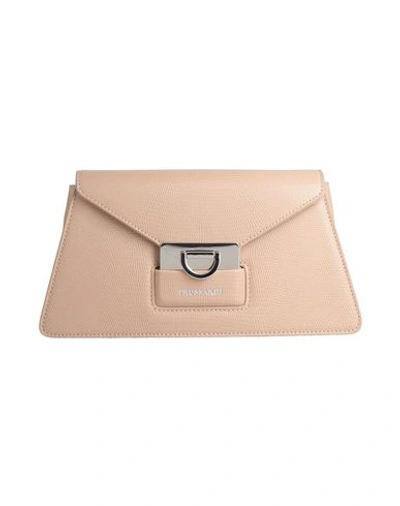 Trussardi Woman Handbag Beige Size - Polyester, Polyurethane Resin