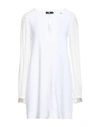 Divedivine Woman Mini Dress White Size 4 Polyester