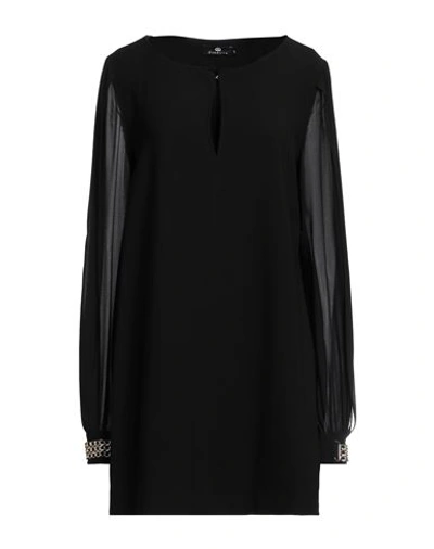 Divedivine Woman Mini Dress Black Size 8 Polyester