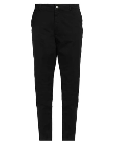 Trussardi Man Pants Black Size 42 Cotton, Elastane