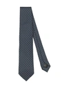 DUNHILL DUNHILL MAN TIES & BOW TIES MIDNIGHT BLUE SIZE - MULBERRY SILK