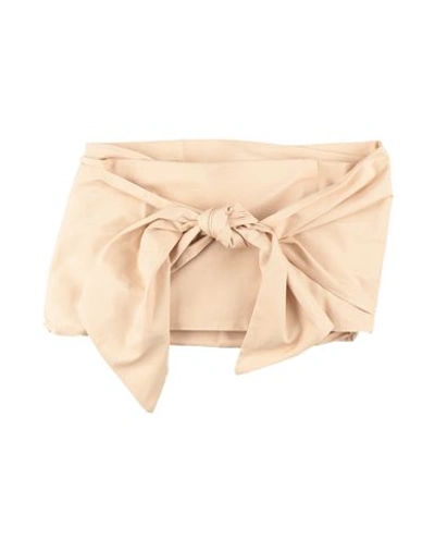 Rose A Pois Rosé A Pois Woman Belt Beige Size Onesize Cotton In Beige