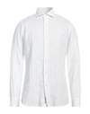 Guglielminotti Man Shirt White Size 17 Linen
