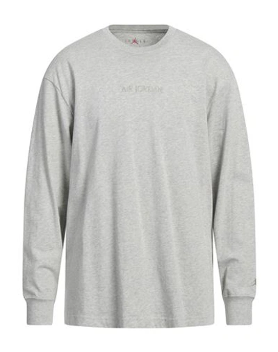 Jordan Man T-shirt Light Grey Size Xxl Cotton