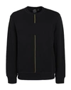 Armani Exchange Man Sweatshirt Black Size Xxl Organic Cotton