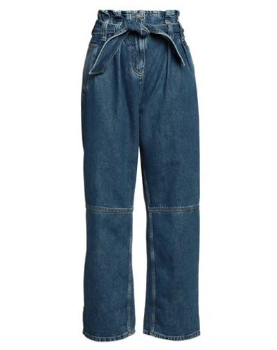 Pinko Woman Jeans Blue Size 30 Cotton, Lyocell