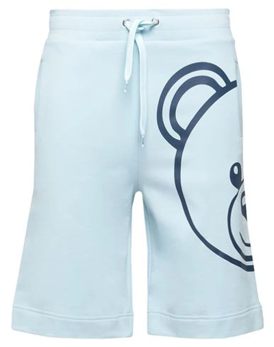 Moschino Man Sleepwear Sky Blue Size S Cotton, Elastane