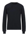 John Richmond Man Sweatshirt Navy Blue Size Xxl Cotton, Polyester