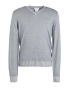 Ploumanac'h Man Sweater Grey Size 40 Merino Wool